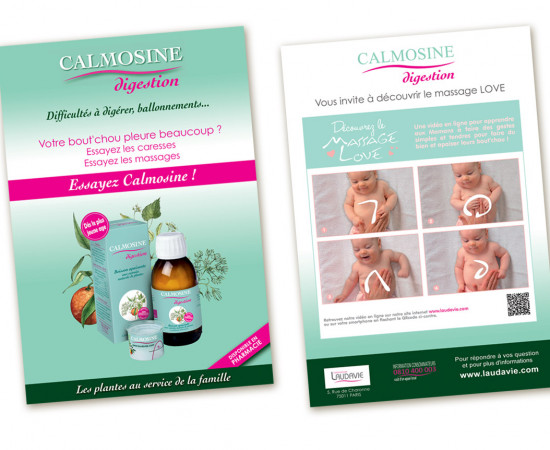 EXTERIEUR CARTELLETTE A5 distribuée aux mamans dans les maternités.