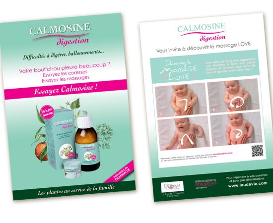EXTERIEUR CARTELLETTE A5 distribuée aux mamans dans les maternités.