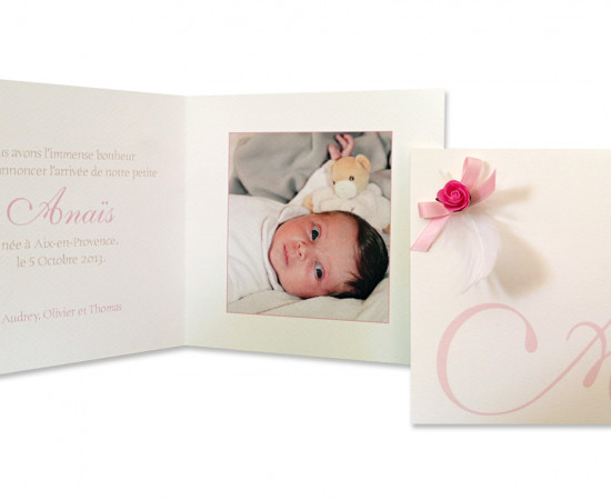 FAIRE PART DE NAISSANCE.