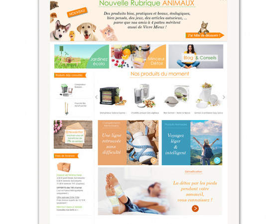 CREATION WEB DESIGN : relooking du site.