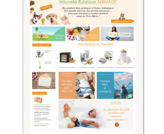 CREATION WEB DESIGN : relooking du site.