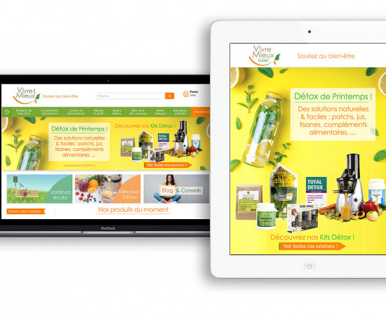 CREATION WEB DESIGN : Exemple de Newsletter avec bannière sur le site.