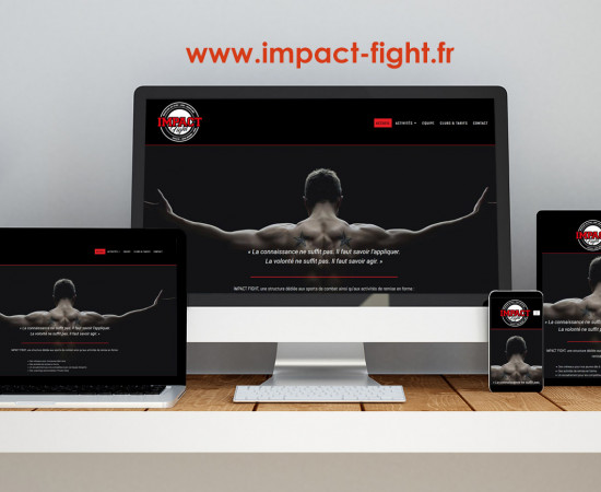 CREATION DU SITE IMPACT FIGHT : https://impact-fight.fr/